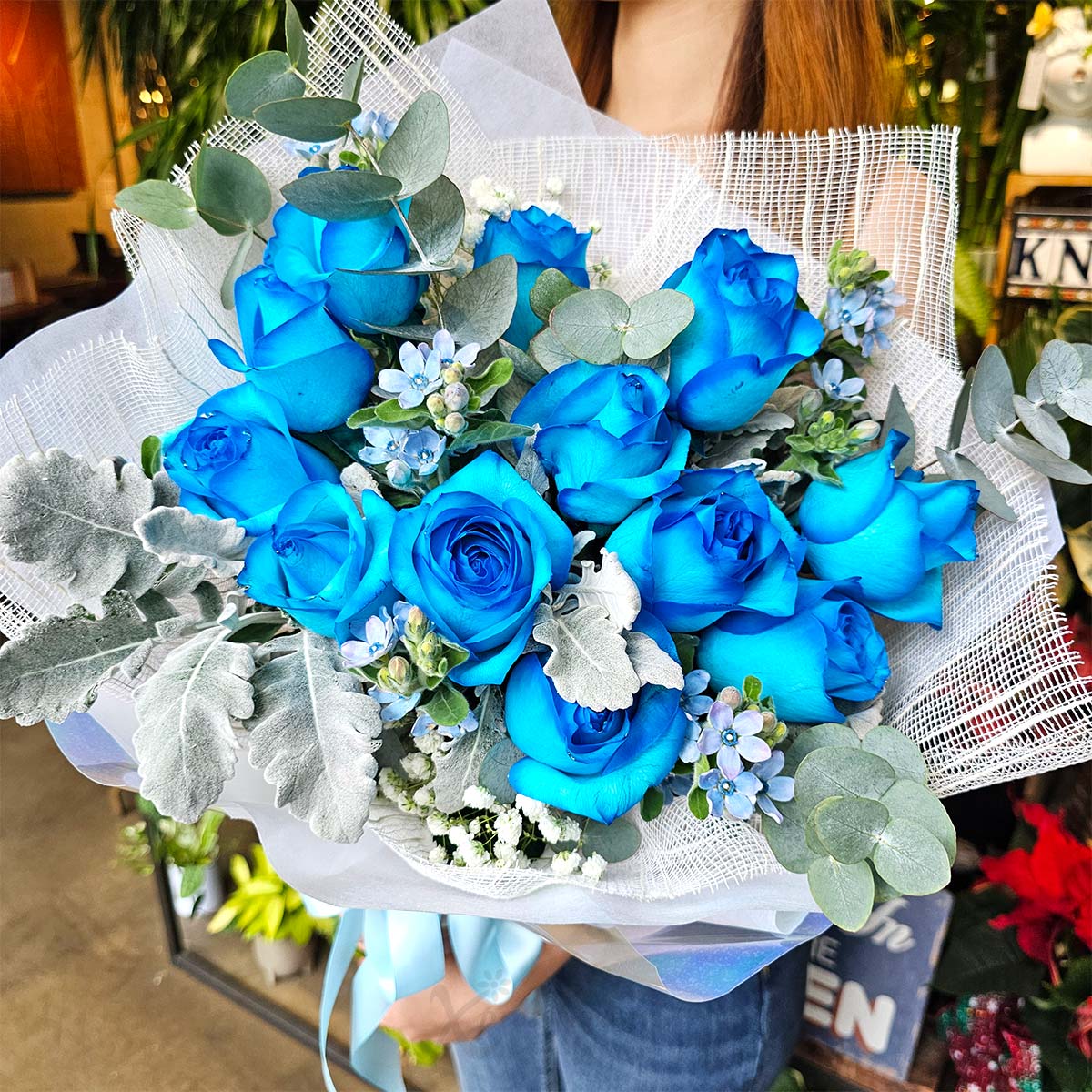 BQ2509 Celestial Charm Blue Roses 3a