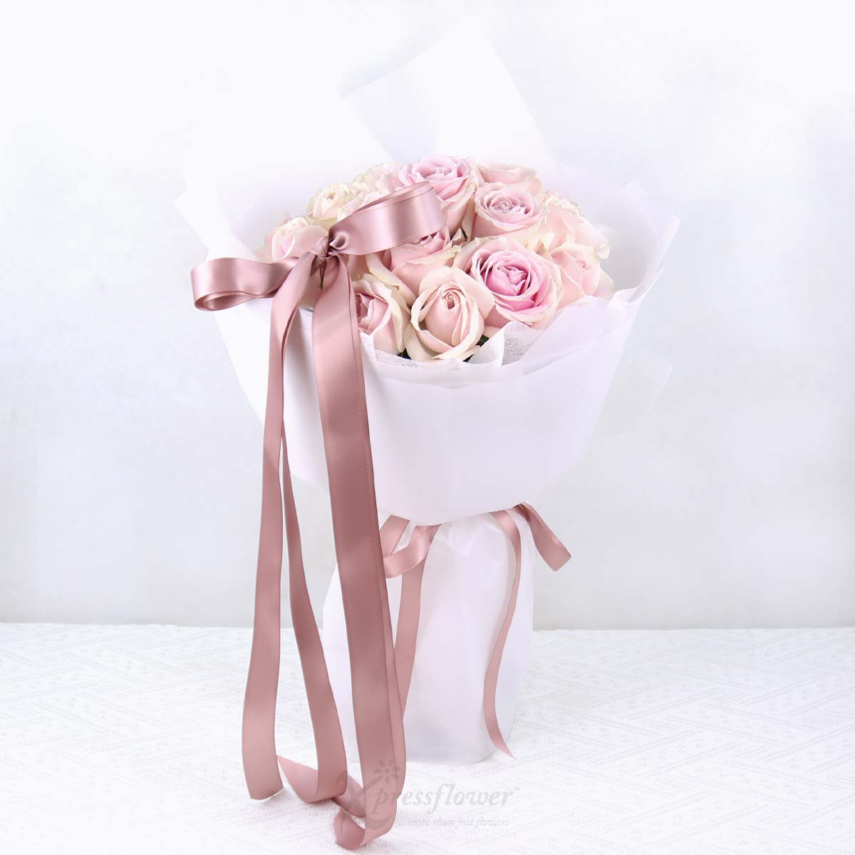 Rosy Devotion (21 Pink Roses)