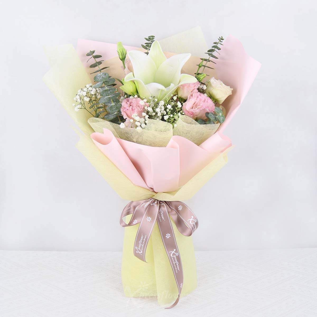 Gentle Daylight (White Lily Bouquet)