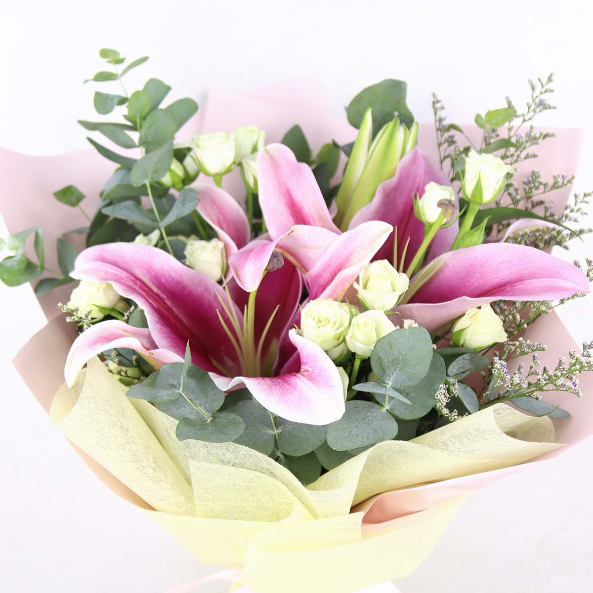 BQ2551 Morning Muse Pink Lily Sprays 1c