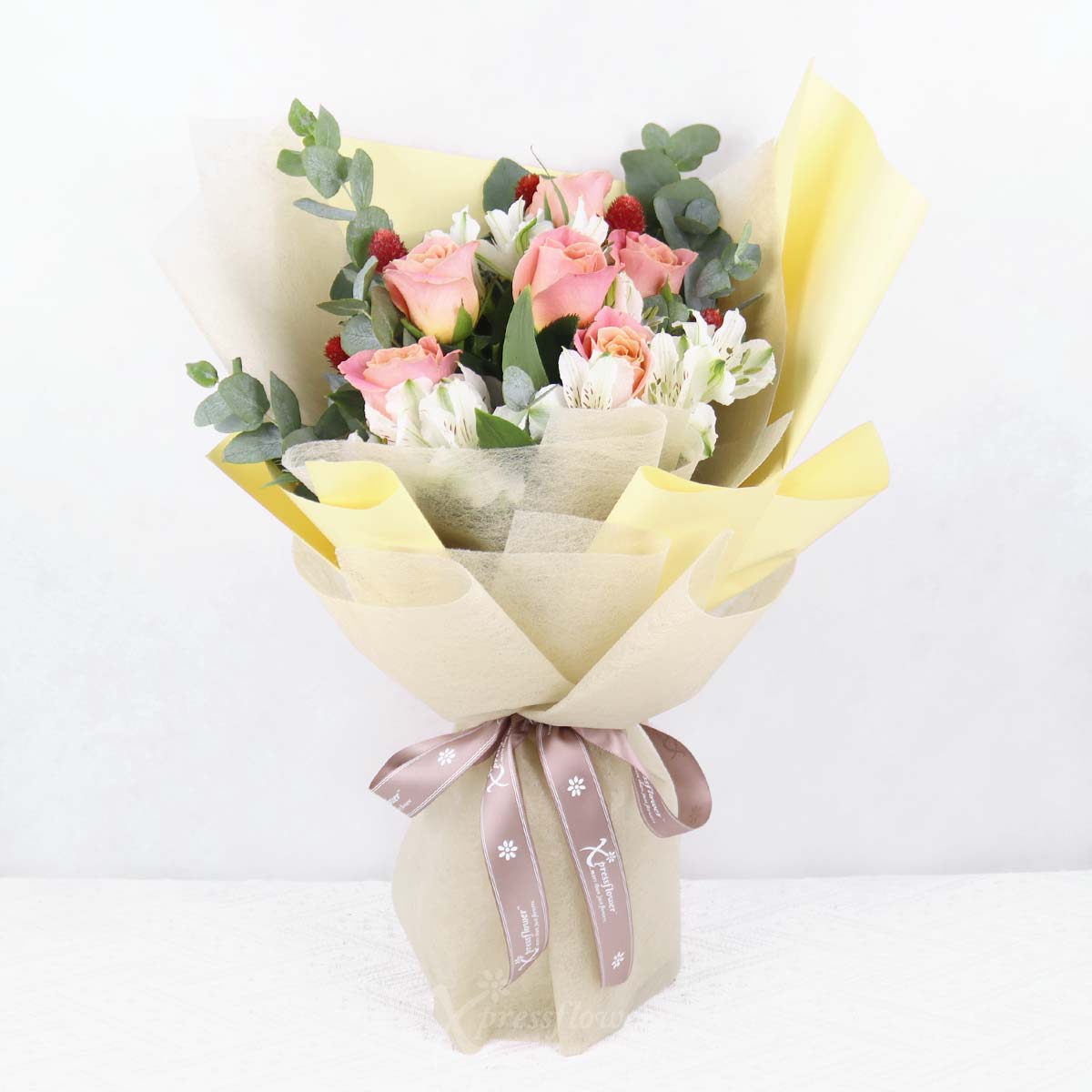 Rosy Swoon (6 Piggy Roses)