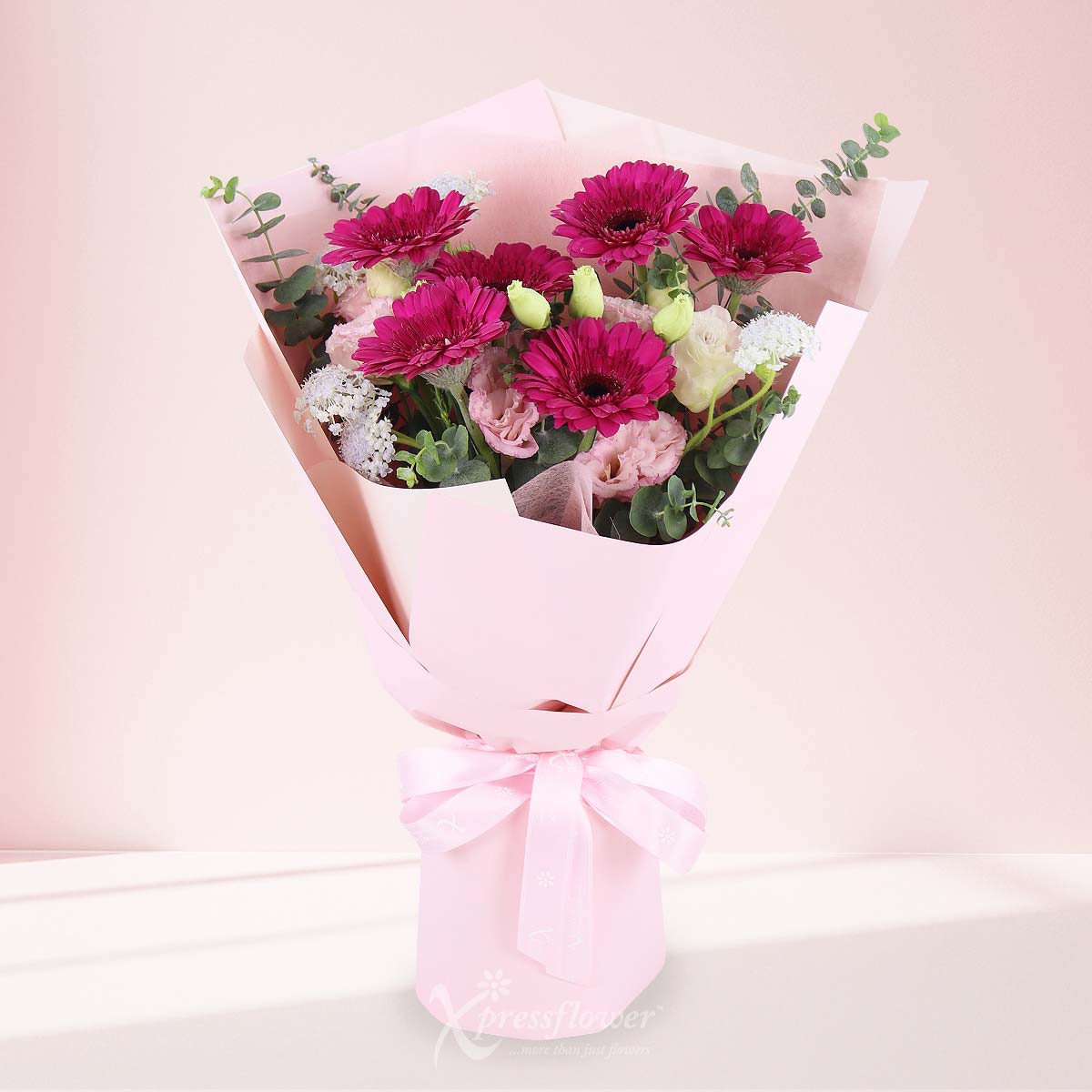 Velvet Petals (6 Purple Gerberas)