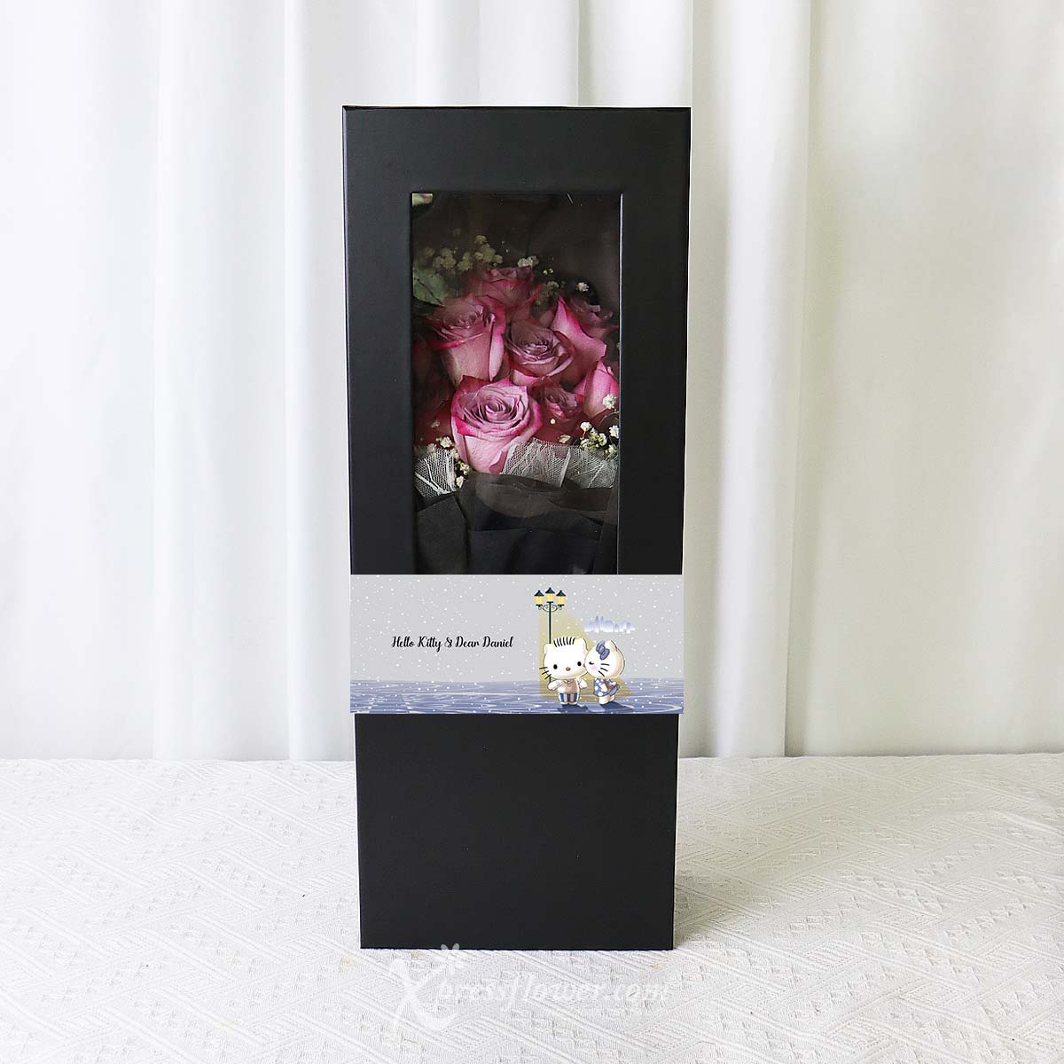 snbq2301 darling sweetheart 9 yam roses sanrio bouquet new 2a