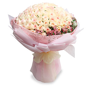 My Love For Eternity (101 Pink Premium Kenya Roses)