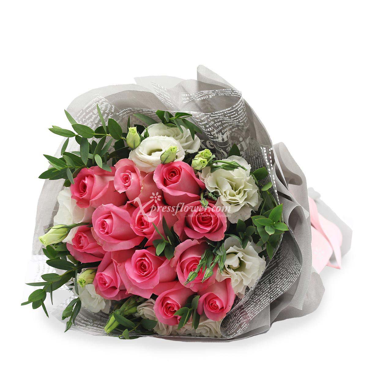 Deeply in Love (12 Dark Pink Roses)
