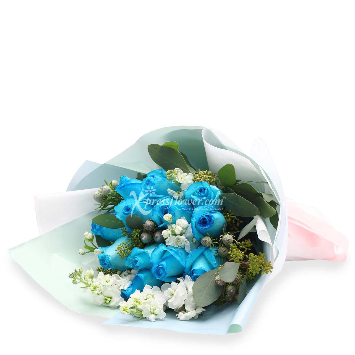 bq1809 euphoric charms 12 Blue Roses 1b