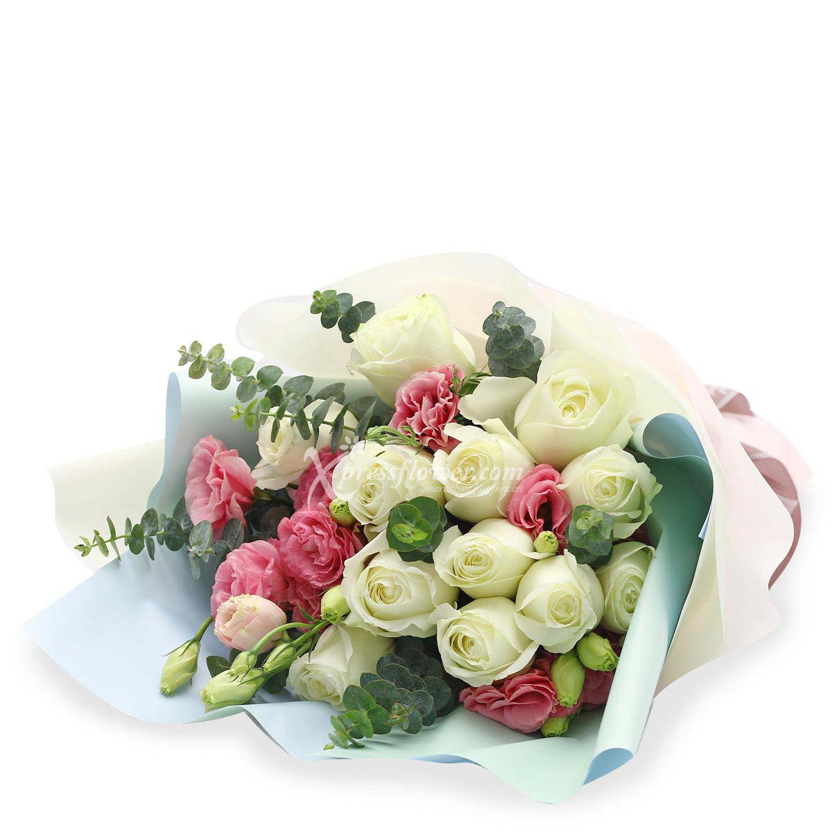 bq1811 from the heart 12 White Roses 1b