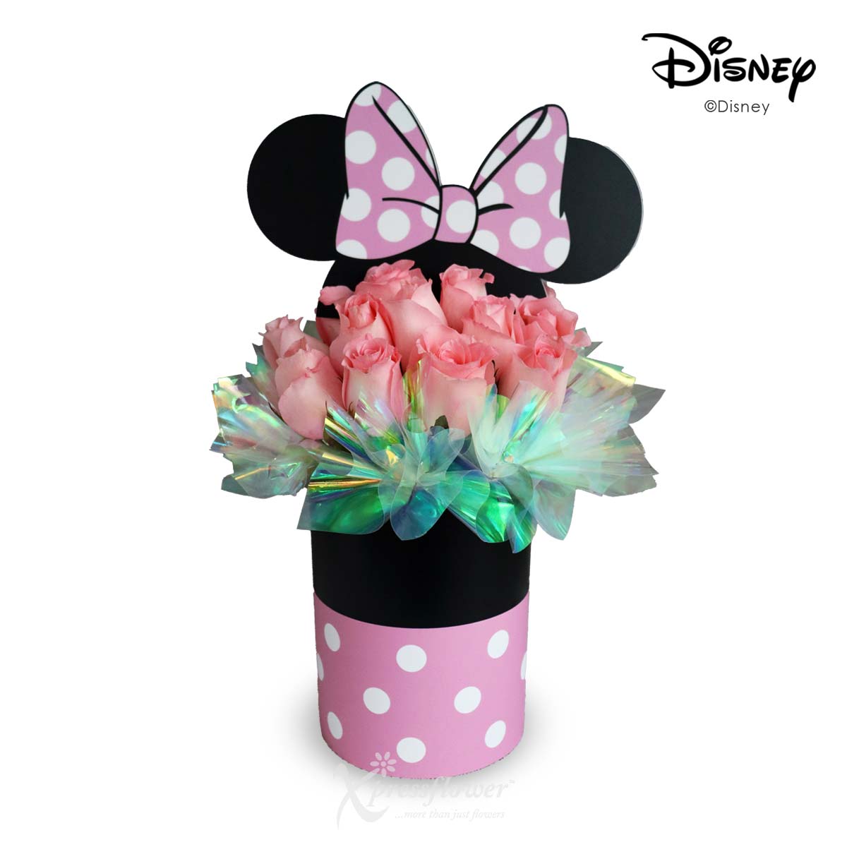 Minnie's Blush (20 Pink Roses Disney Bloom Box)
