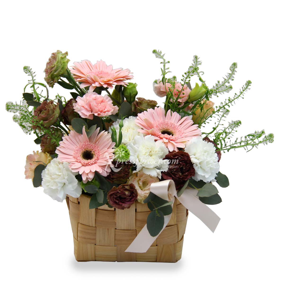 Delightful Smiles (3 Gerberas and 6 Carnations)