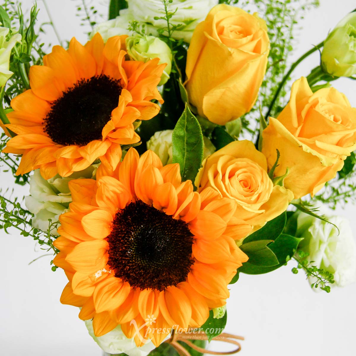 AR2206 Enduring Loyalty Sunflower Yellow Roses 1c