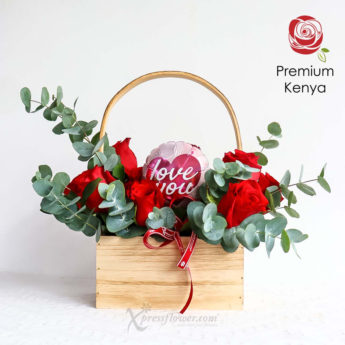 Lovecast Surprise (10 Red Roses with “Love You” Mini Balloon)