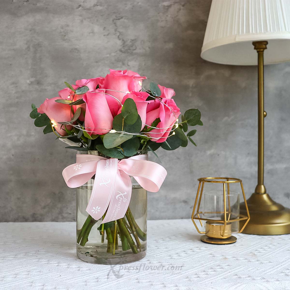 ar2236 pinklady glow 12 dark pink roses 3a