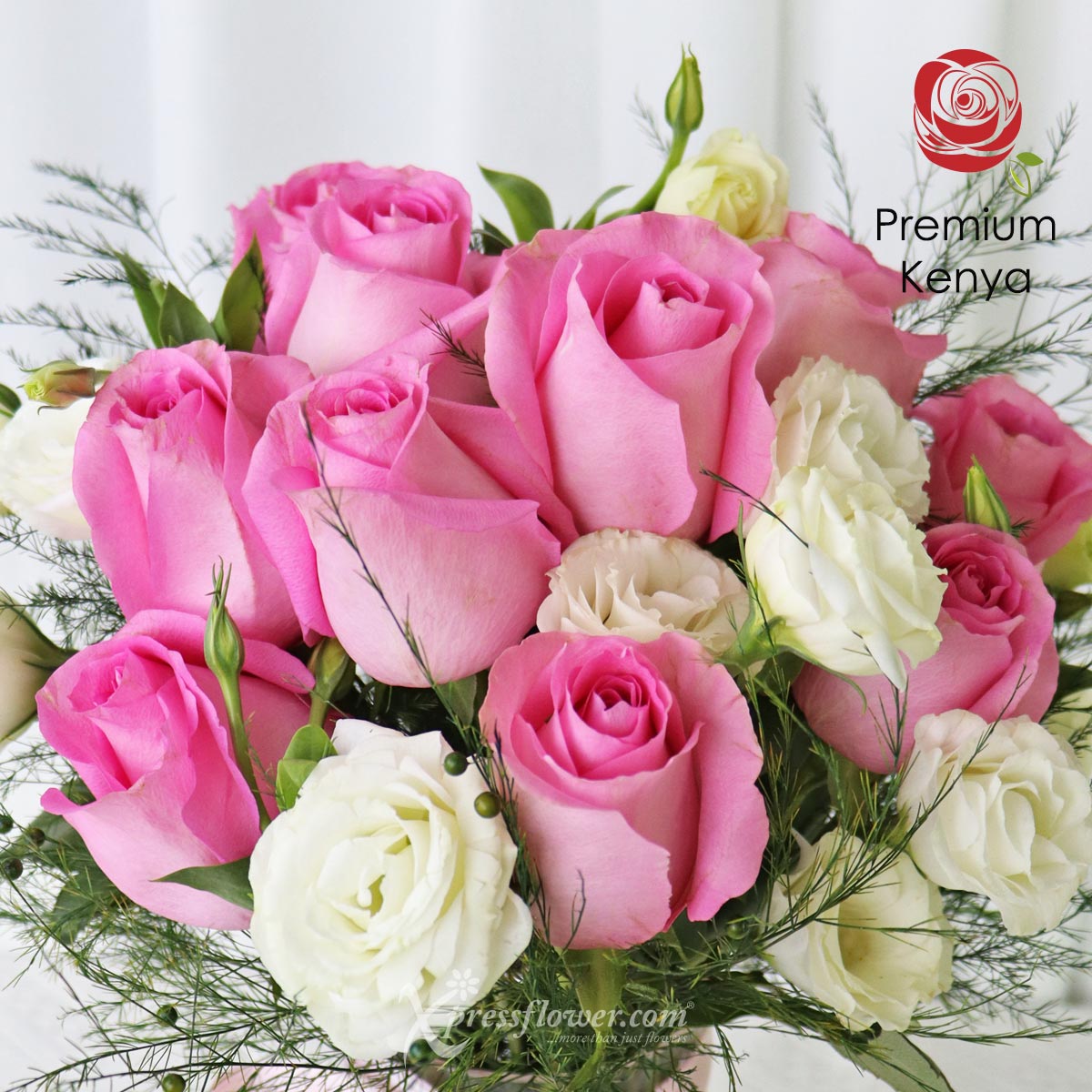 AR2301 Pinki Charm (12 Dark Pink Roses) 1c