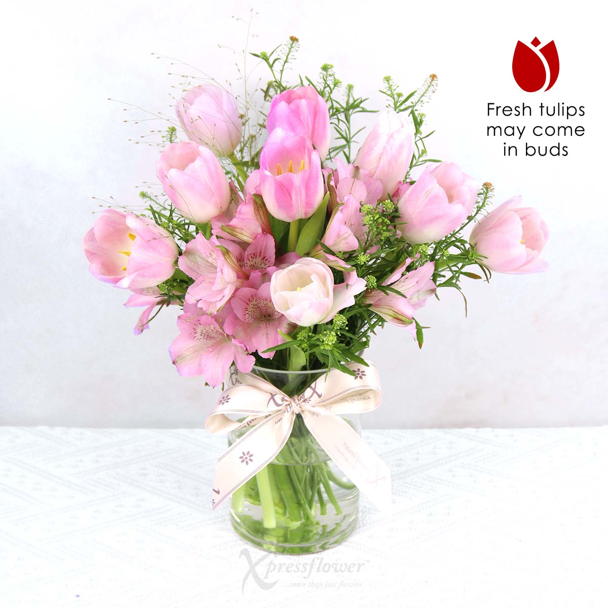 AR2513 Warm Embrace 9 Pink Tulips 1b