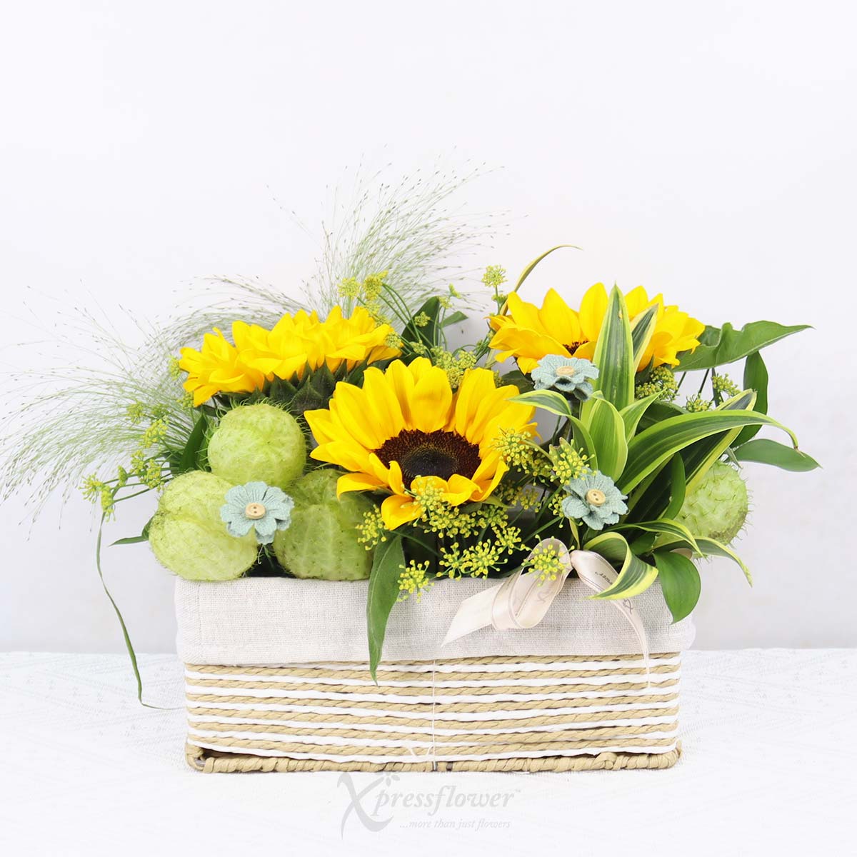 Golden Glow (3 Sunflowers)