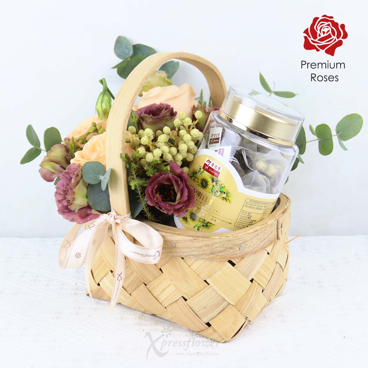 SBL2405 Elegant Remedy Champagne Roses with EYS Chrysanthemum Goji Tea 1b