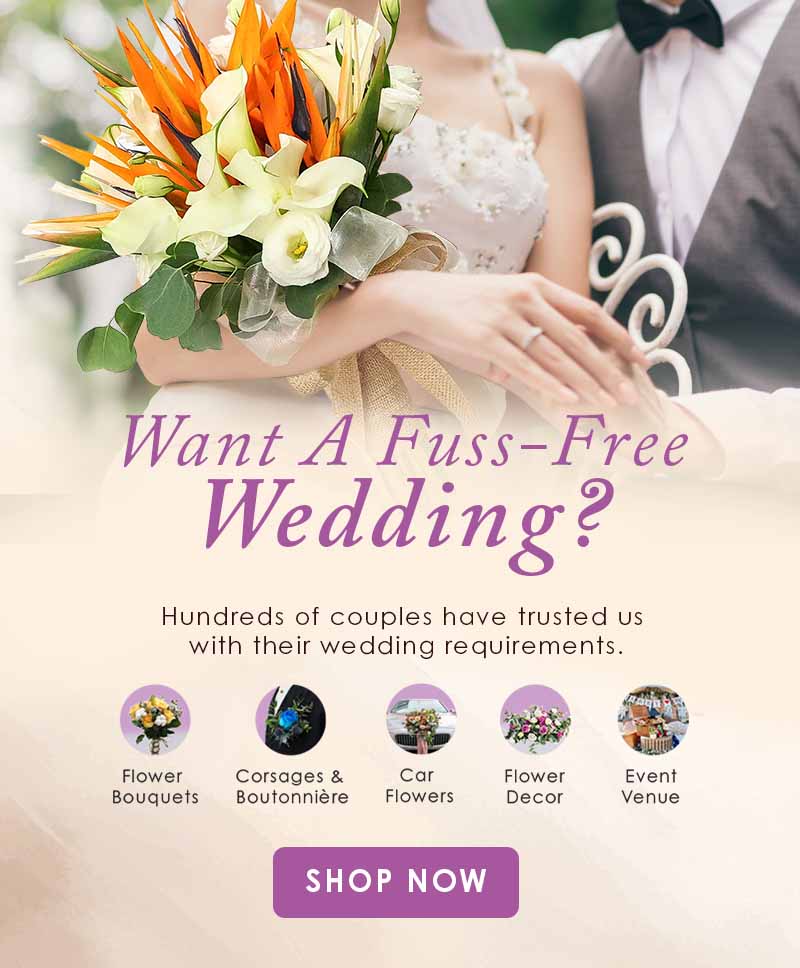 It's Wedding Season! Looking for beautiful fuss-free wedding bouquets?