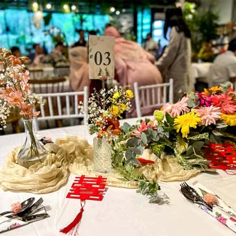 Wedding Event Flower Centerpieces