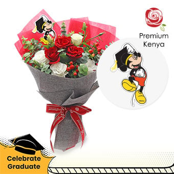 Online graduation Disney flowers delivery Singapore