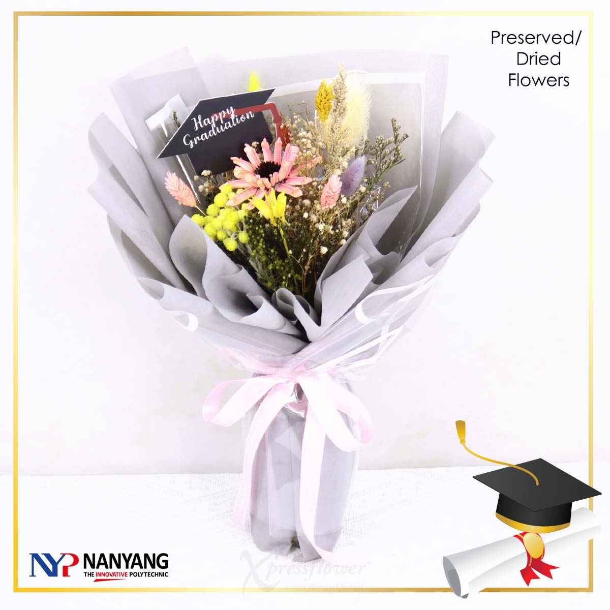 NYP Grad PR 04 (Preserved Flowers Bouquet)