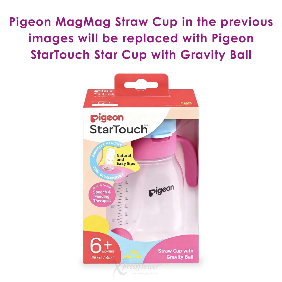 Baby Straw Cup Replacement Pink