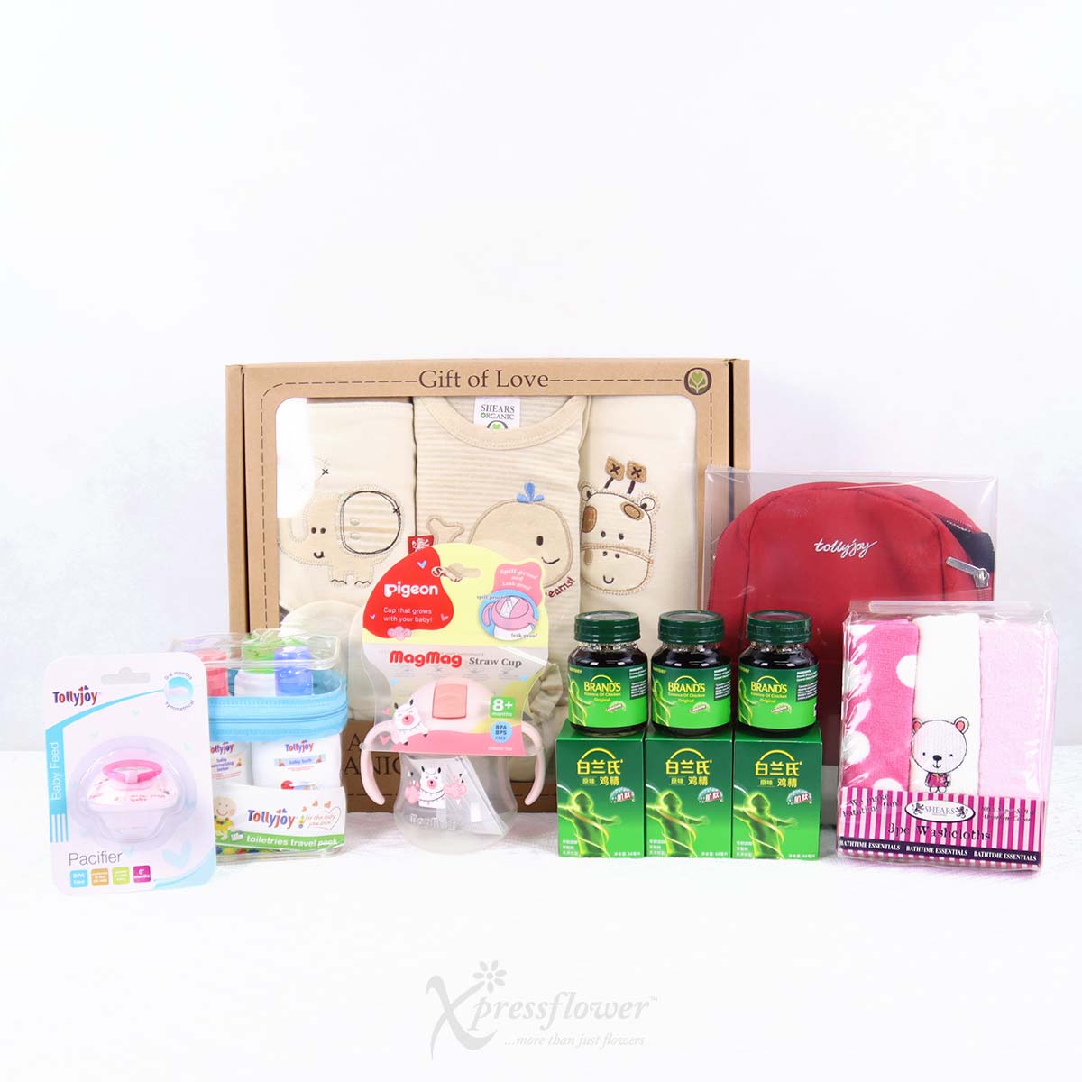 NB2509 Deluxe Snuggles New Born Baby Hamper 1b