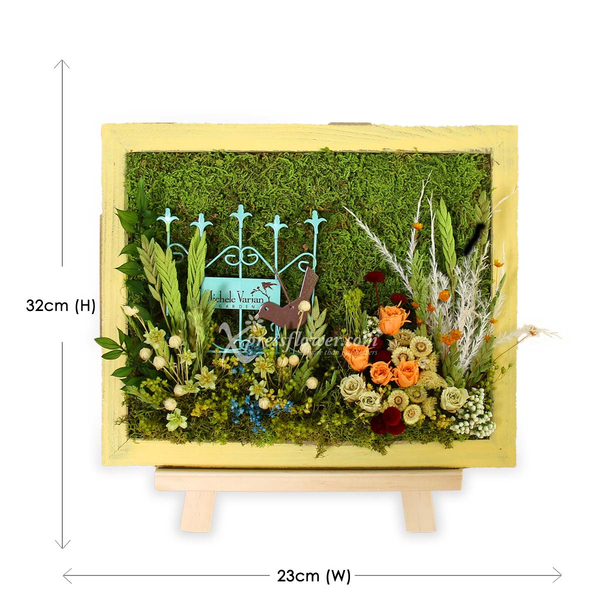 PS2106 Beauté Jaune Moss Art D