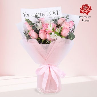 Pink Promise (12 Pink Roses)