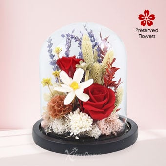 Autumn Promise (Preserved Roses & Flowers)