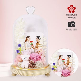 Forever Mine (Preserved Roses with Personalised Photo)