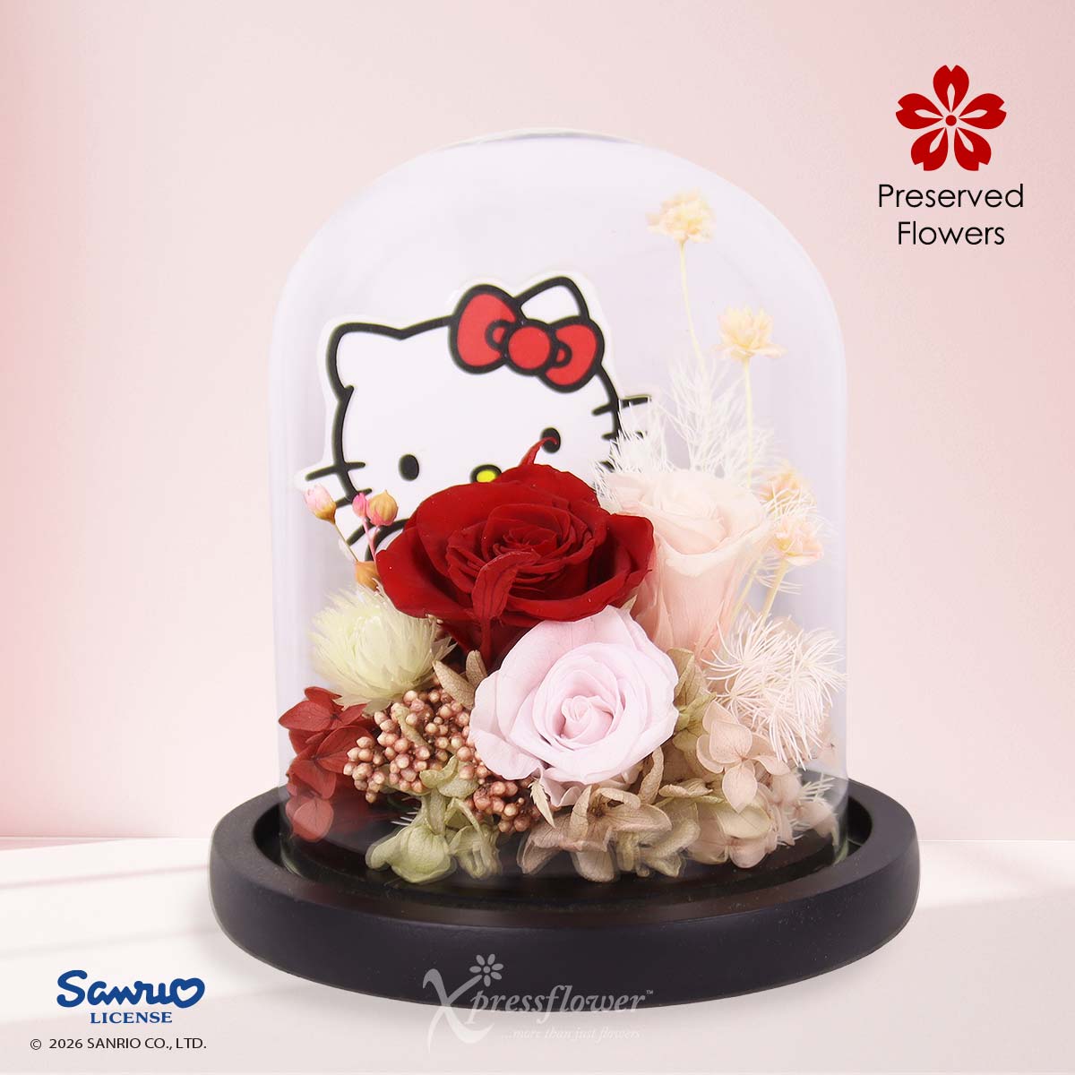 Timeless Kitty  (Hello Kitty Preserved Flowers)