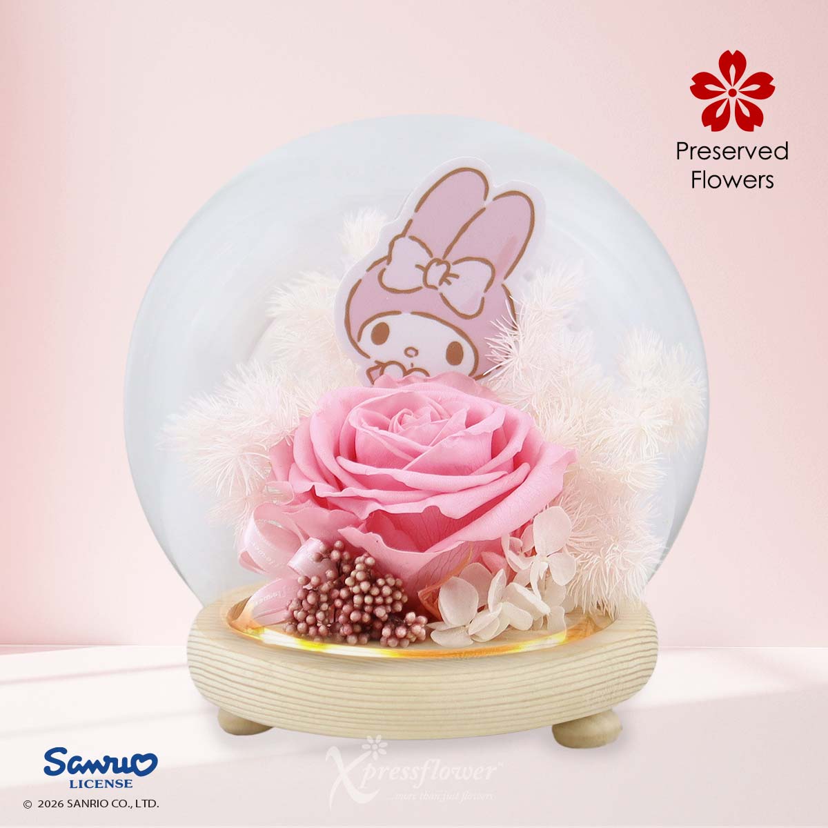 Blushing Dream  (My Melody Preserved Flowers)